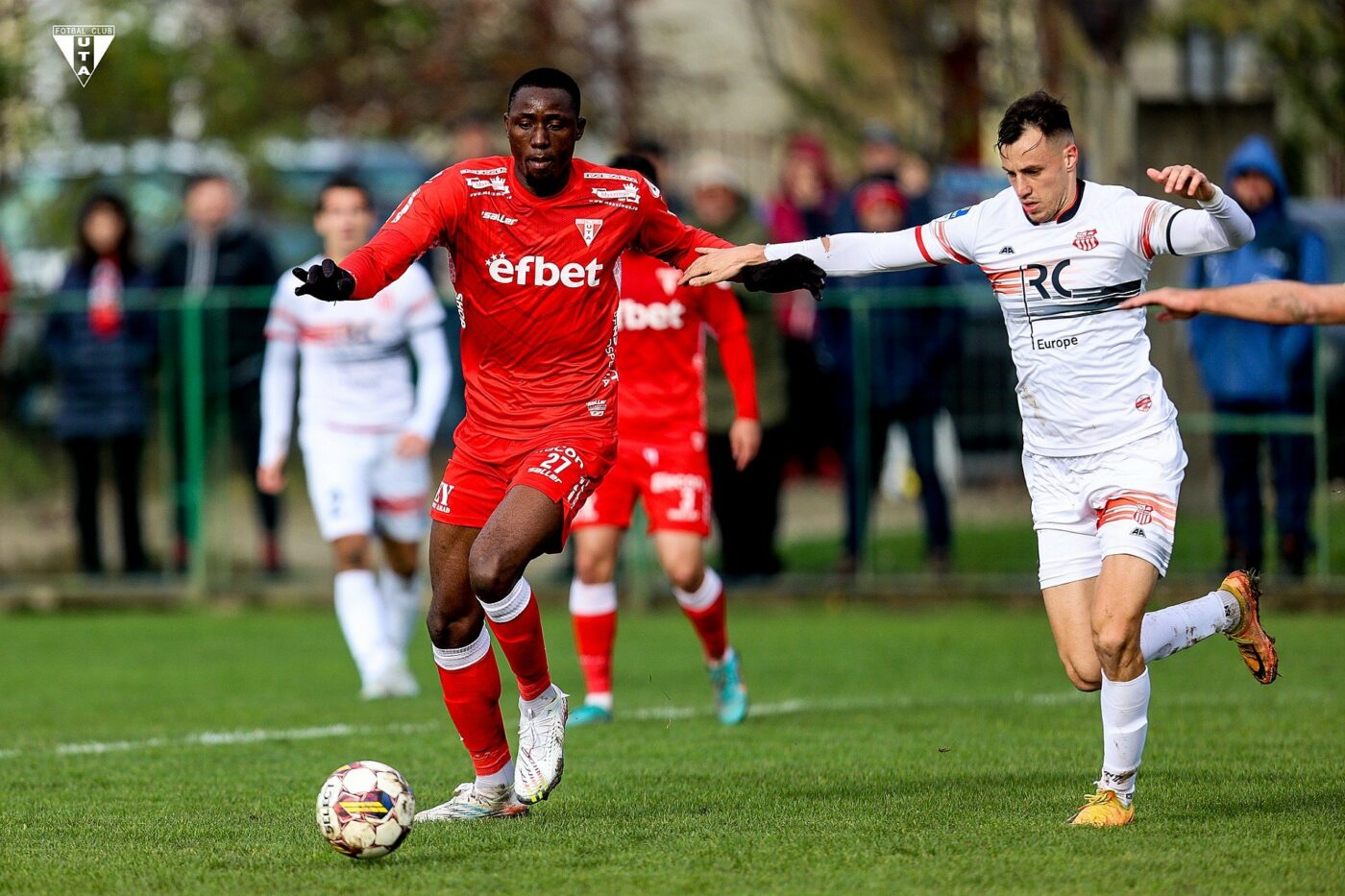 Nigerianul Godwin, tot mai greu de ignorat de Balint. UTA s-a impus în amicalul cu sârbii de la OFK Vrsac