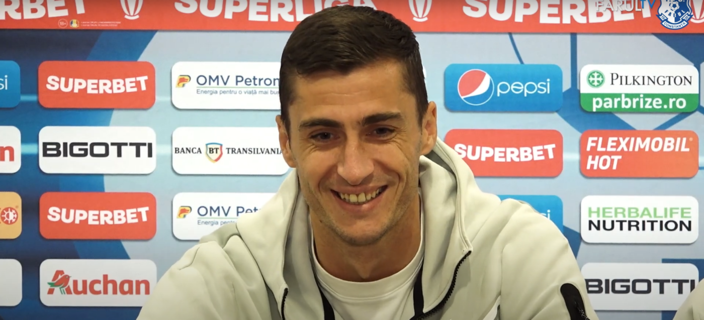 Înaintea partidei contra ultimei clasate, Ionuț Larie se gândește la cucerirea campionatului cu Farul: „Ar fi vârful carierei” | VIDEO