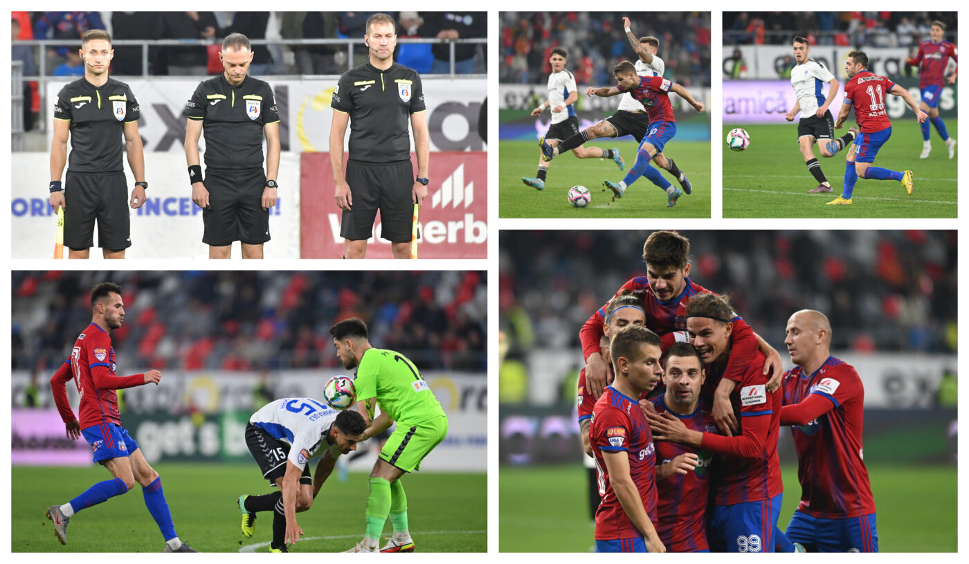 Offside la ambele goluri marcate de Steaua contra Unirii Dej? Marius Avram a analizat și argumentat cele două faze controversate care au decis meciul, dar și pe cea în care Chipirliu a cerut penalty