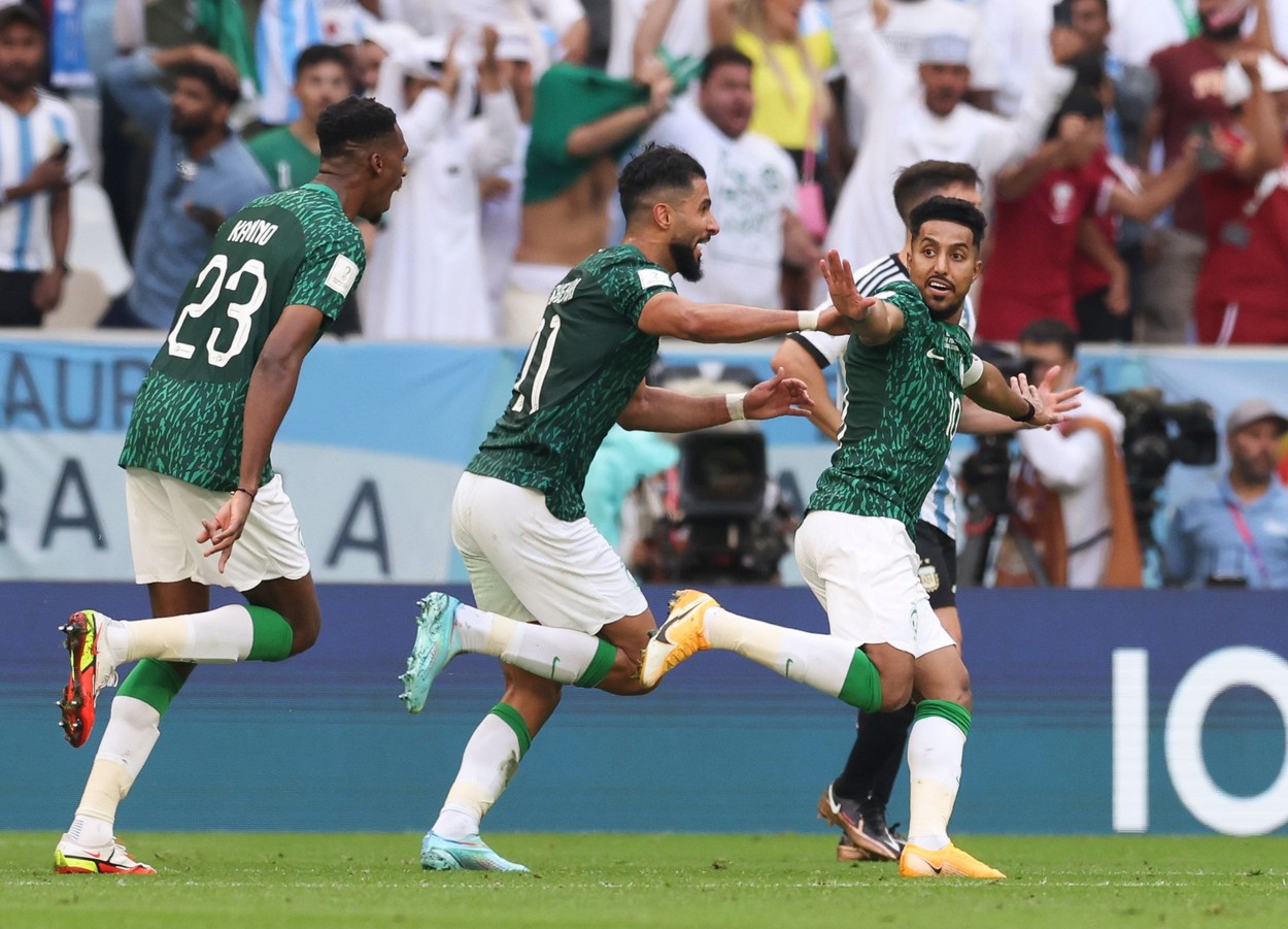 Argentina – Arabia Saudită 1-2, în prima etapă a Campionatului Mondial din Qatar. Șocul turneului final pe Lusail Stadium! Saudiții reușesc o victorie incredibilă și opresc seria de invincibilitate a „Pumelor”