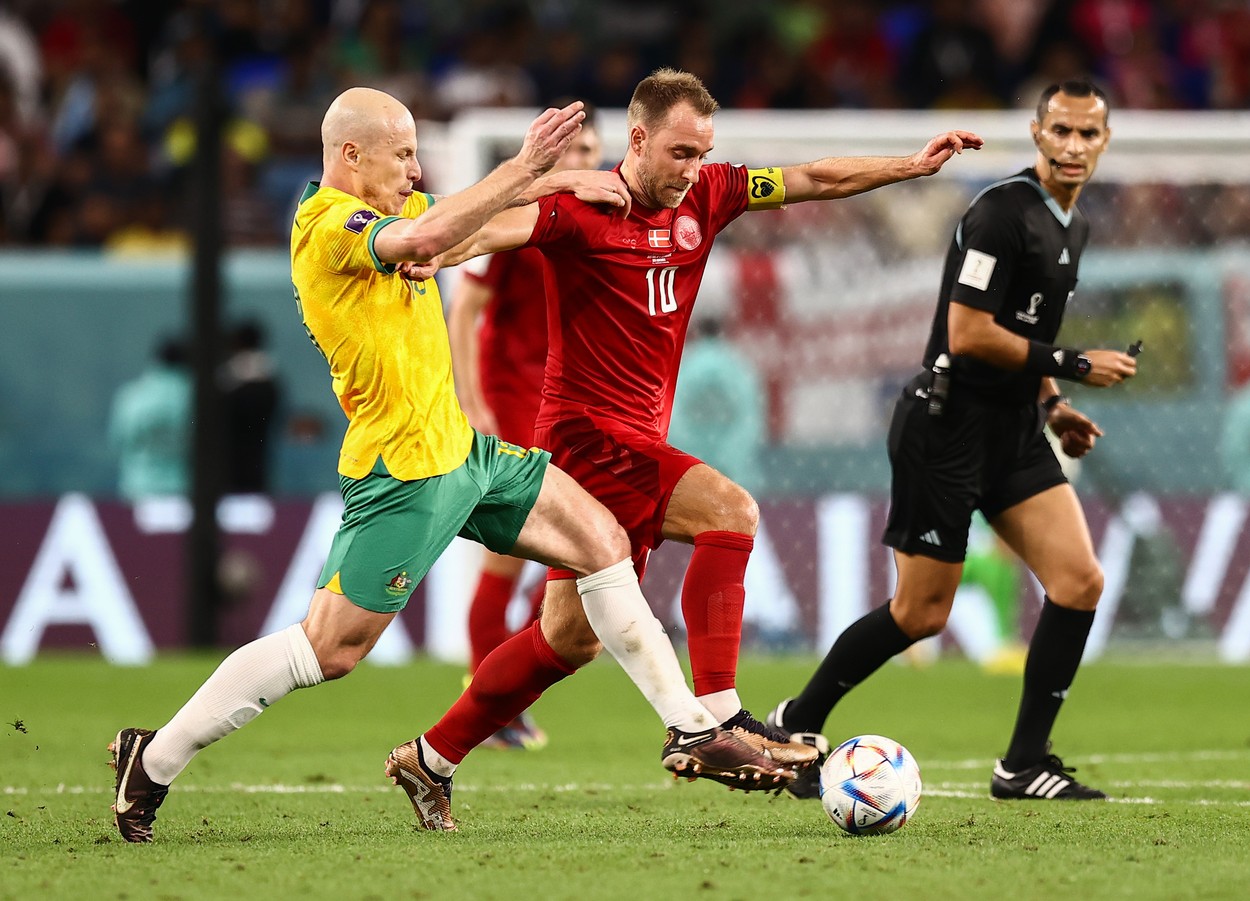 Australia-Danemarca 1-0, în Grupa D de la Campionatul Mondial din Qatar. Echipa de la Antipozi se califică în optimile competiției!