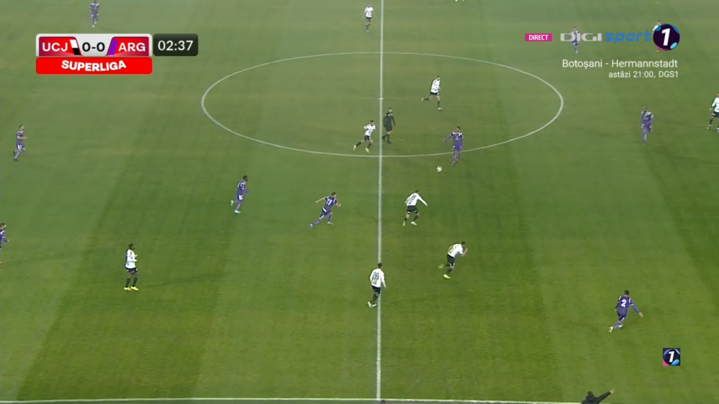 U Cluj – FC Argeș 0-1, Live Video Online, în etapa 18 din Superliga. „Studenții”, conduși pe teren propriu după primele 45 de minute! Final de primă repriză