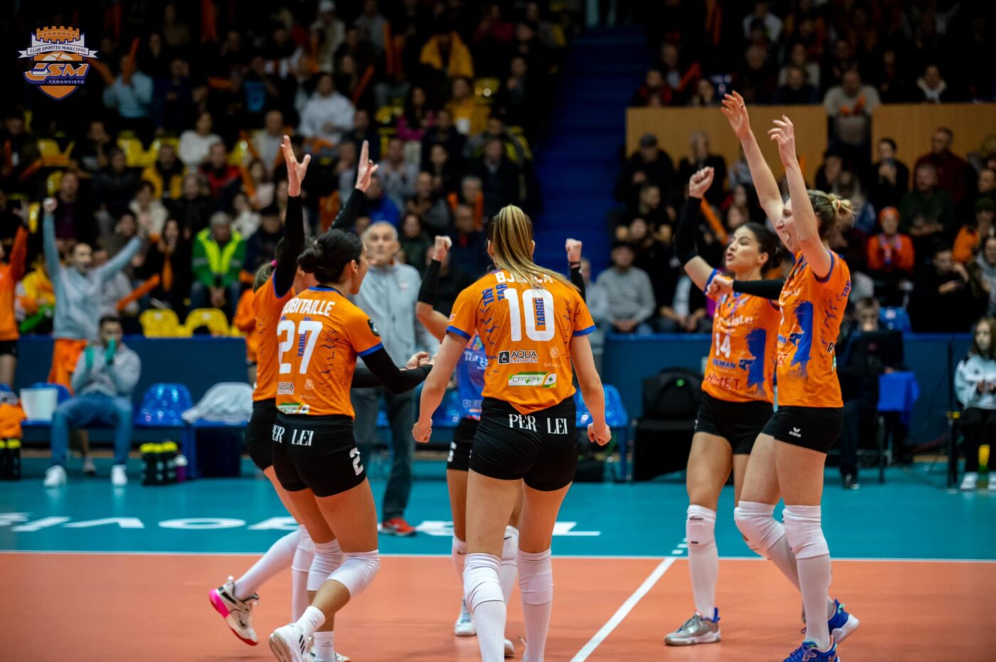 Ultimul cartuș pentru vicecampioana CSM Târgoviște. Apel la suporteri, care au umplut sala la meciul din Liga Campionilor