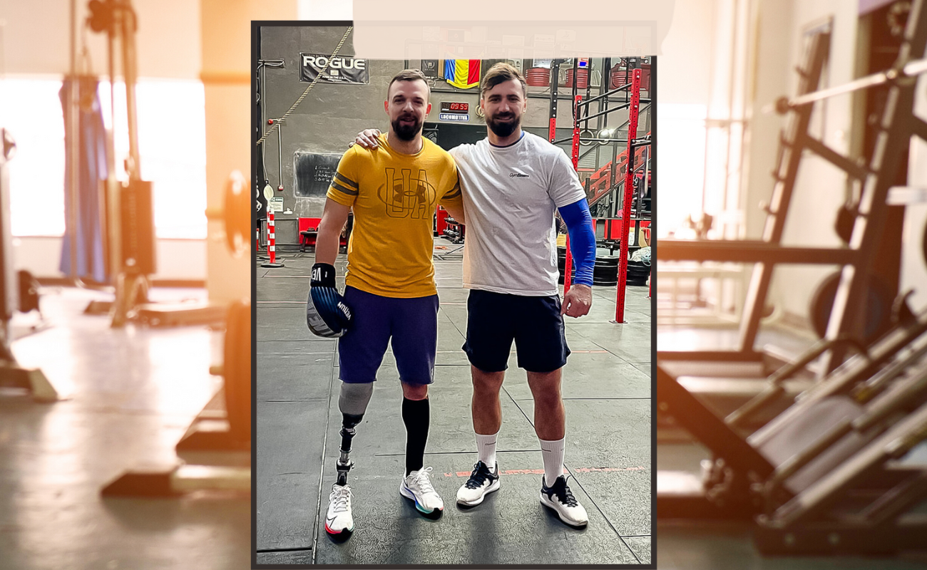 Povestea emoționantă a finalului de an! Luptătorul Andrei Stoica, uluit de puterea lui Dragoș, un sportiv care și-a pierdut piciorul, dar niciodată speranța!