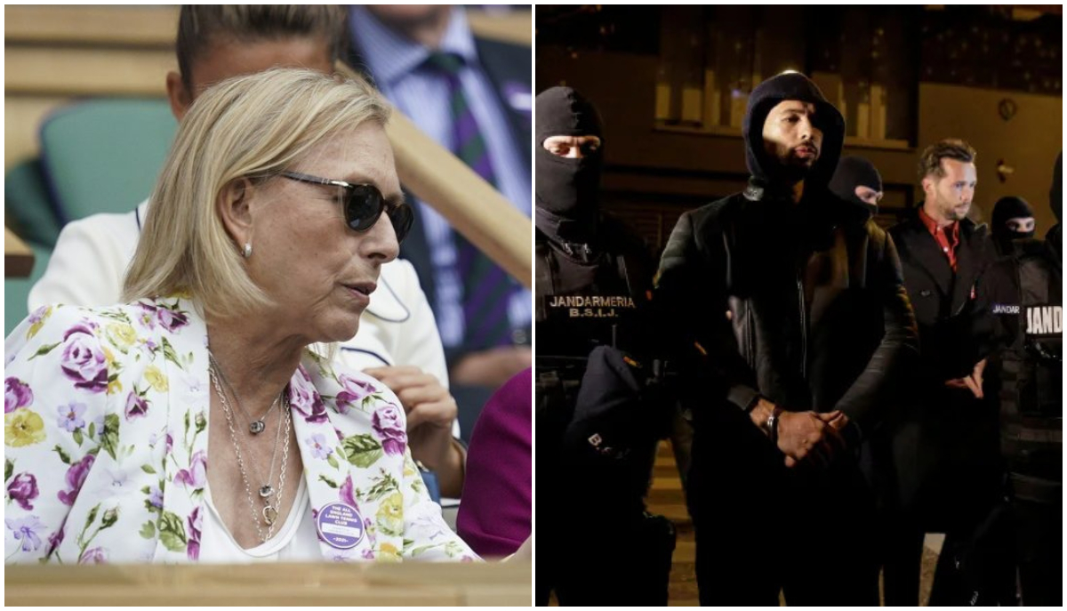 Scandal ireal! Martina Navratilova mătură pe jos cu Andrew Tate, milionarul arestat în România pentru viol și trafic de persoane: „Un ratat!”