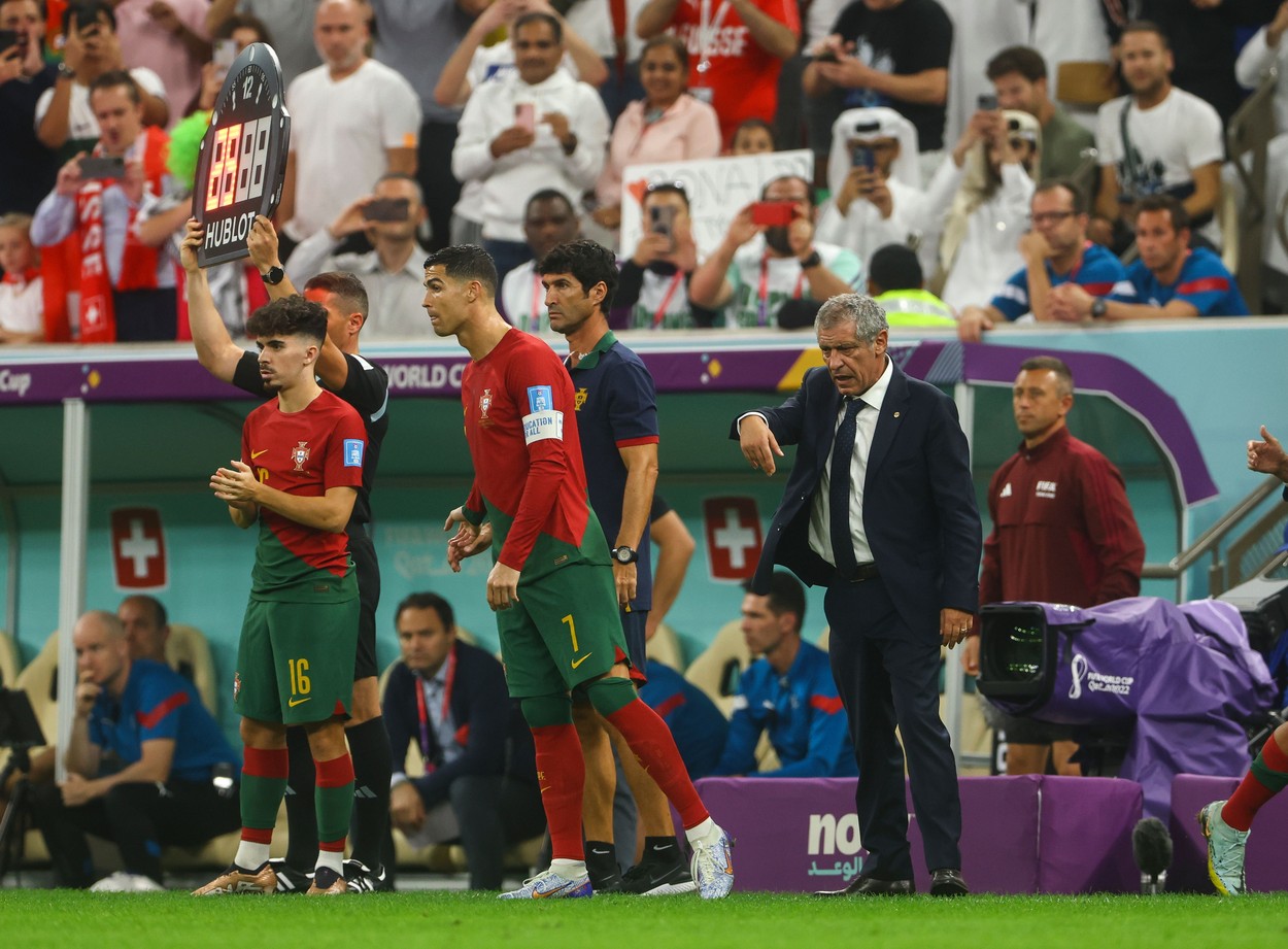 Fernando Santos a dezvăluit de ce l-a ținut pe bancă pe Cristiano Ronaldo la Campionatul Mondial: „Am vorbit înainte de meci!”