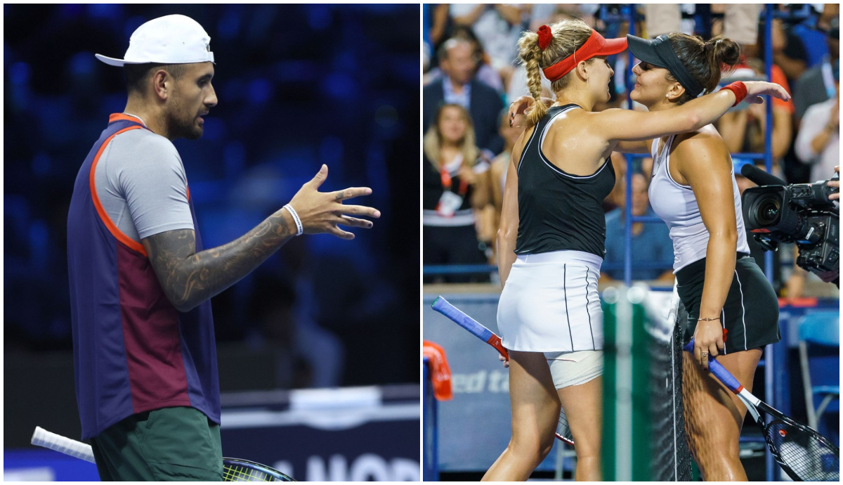 S-a jucat cel mai inedit meci de tenis la dublu-mixt: Bianca Andreescu / Nick Kyrgios – Eugenie Bouchard / Holger Rune! Cine a câștigat în prima zi la World Tennis League | VIDEO