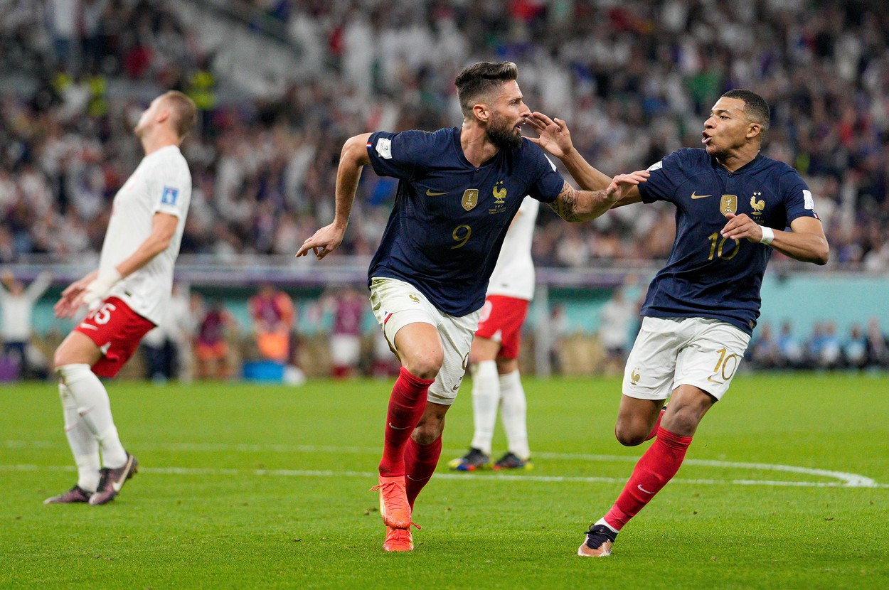 Olivier Giroud scrie istorie la Campionatul Mondial! L-a depășit pe marele Thierry Henry după golul cu Polonia și a intrat într-un top inedit, alături de Messi și Pele | SPECIAL
