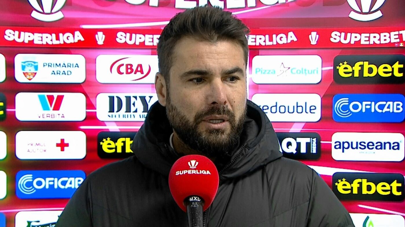 Adrian Mutu, vizibil emoționat după meciul cu UTA Arad. „M-a întristat foarte tare”
