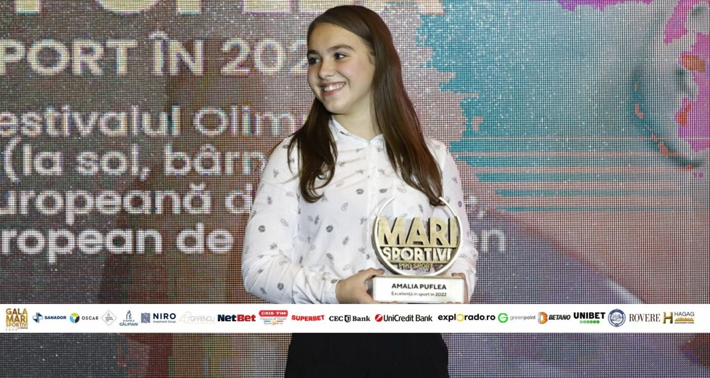 Amalia Puflea, premiată la Gala Mari Sportivi! „Vreau să se rezolve cât mai repede acest caz și să intru cât mai repede în sala de gimnastică pentru că acolo îmi este locul” | VIDEO