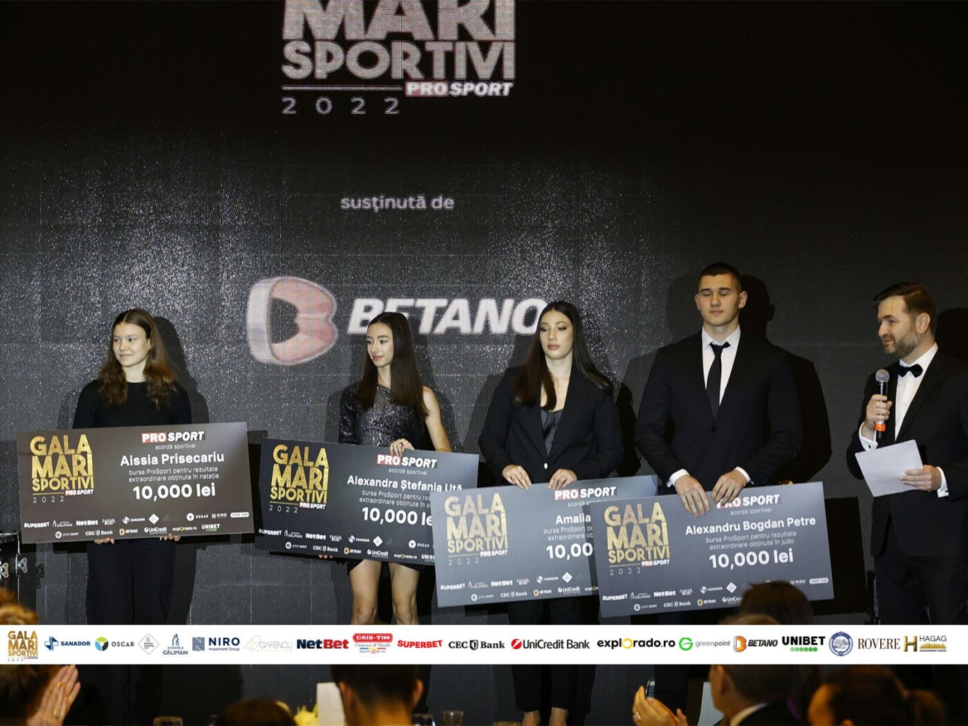 Burse speciale pentru 5 tineri sportivi oferite de ProSport la Gala Mari Sportivi! Adrian Artene: „Poate la Los Angeles, în 2028, se va mai naște un mit” | VIDEO
