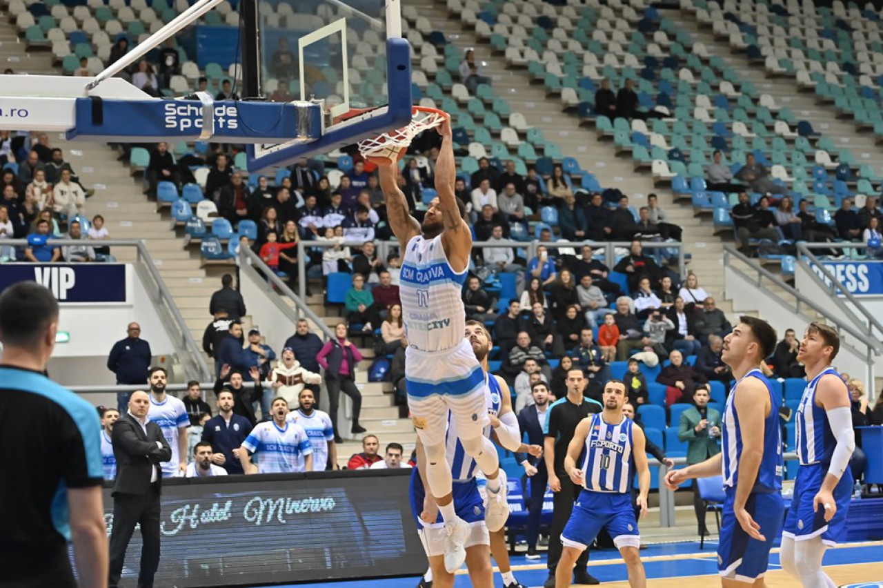 SCM Universitatea Craiova, învinsă de FC Porto, în FIBA Europe Cup. Victorie mare pentru CSM Oradea, în Germania