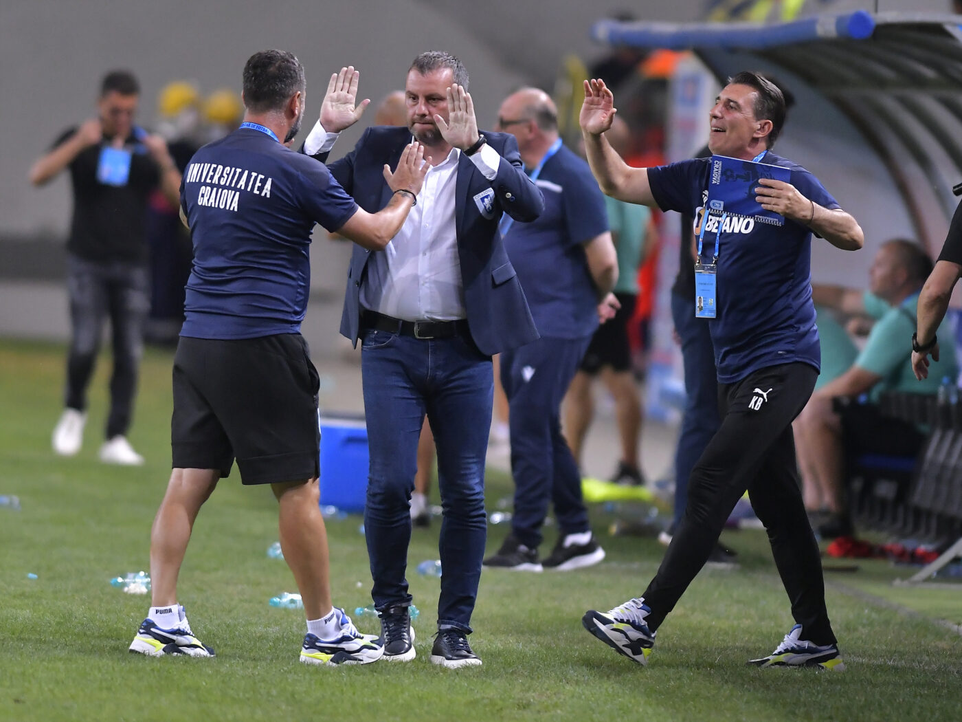 Dragoş Bon, actualul interimar, Universitatea Craiova a suferit cea mai drastică înfrângere din ultimii ani, dar Mihai Rotaru îi dă credit: „A avut procentaj bun!”