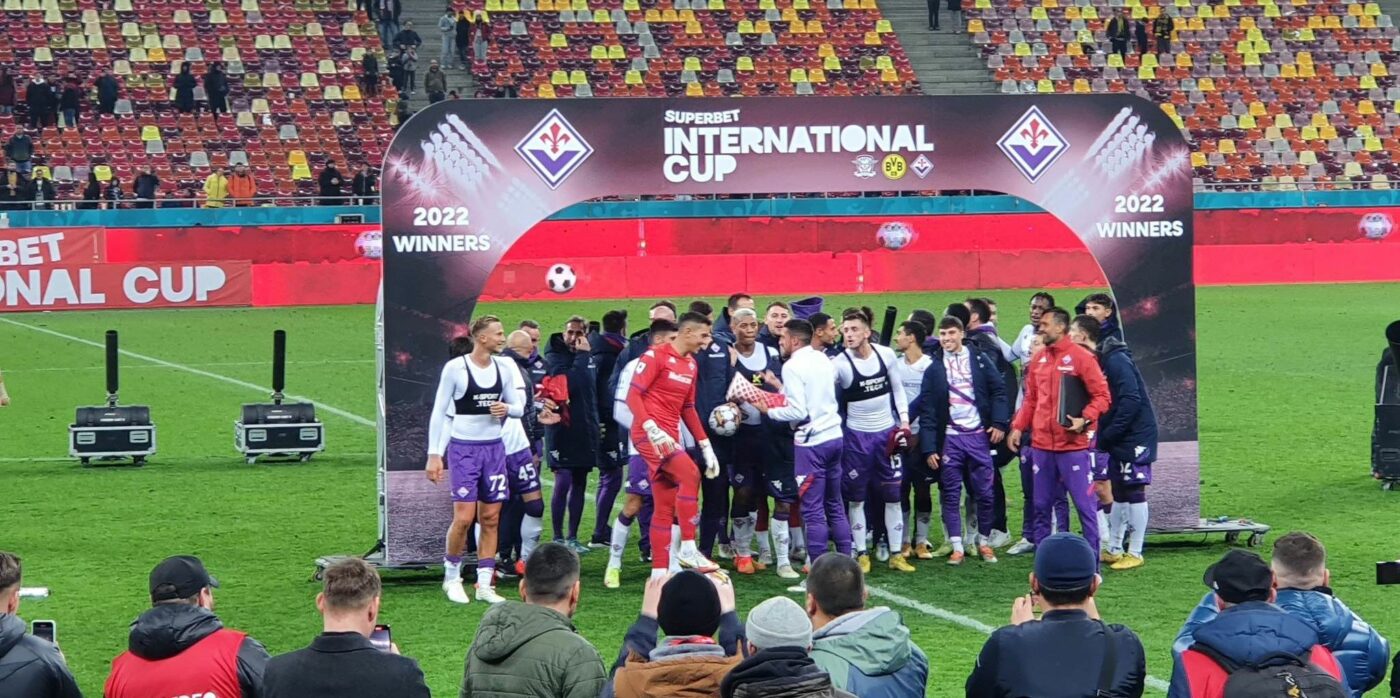 Rapid pierde și cu Borussia Dortmund, și cu Fiorentina, însă jucătorii lui Adrian Mutu câștigă o experiență de neuitat! Italienii câștigă mini-turneul disputat pe Arena Națională