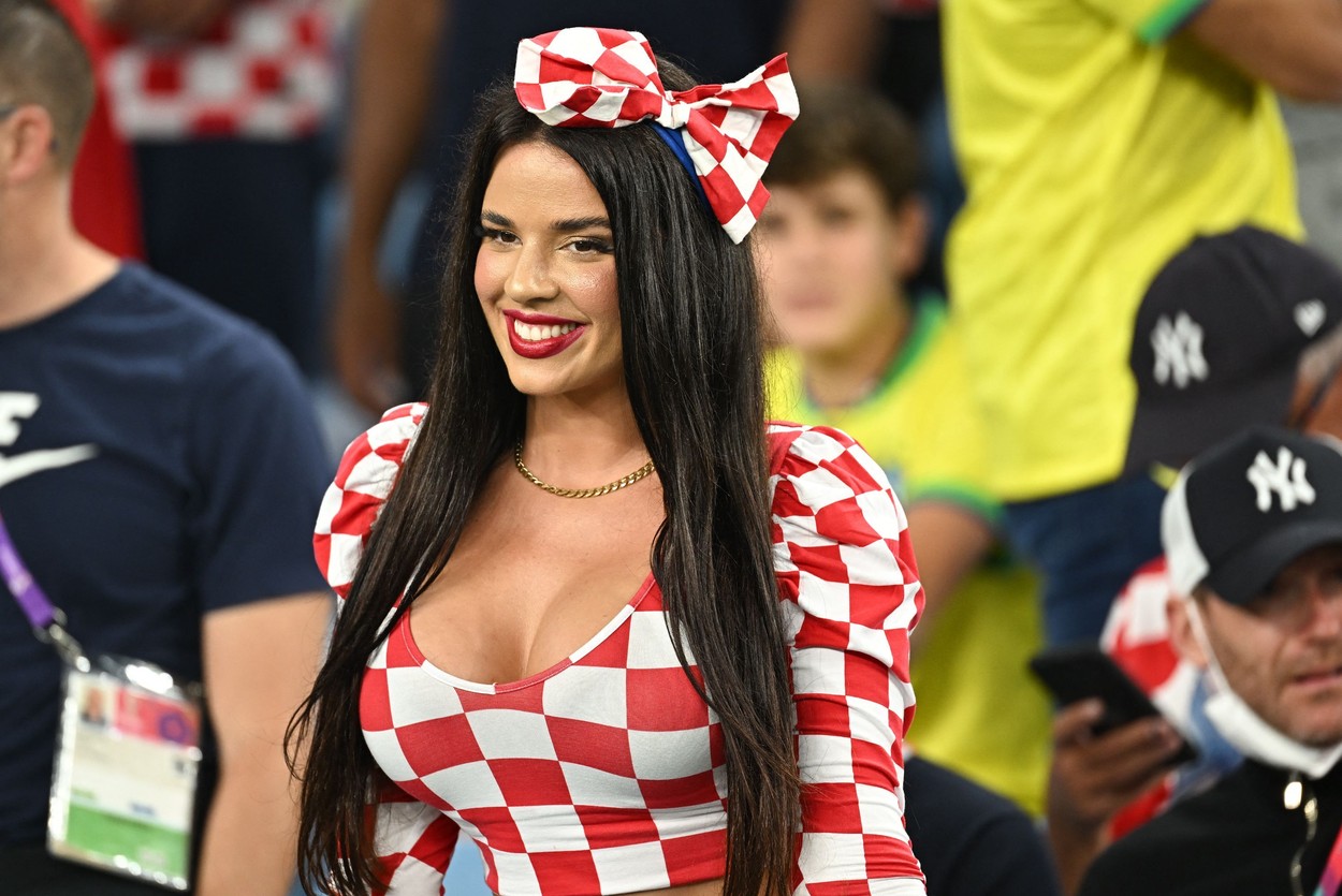 Ivana Knoll a atras toate privirile și la finala Argentina – Franța! Frumoasa din Croația, atac frontal la adresa FIFA | GALERIE FOTO