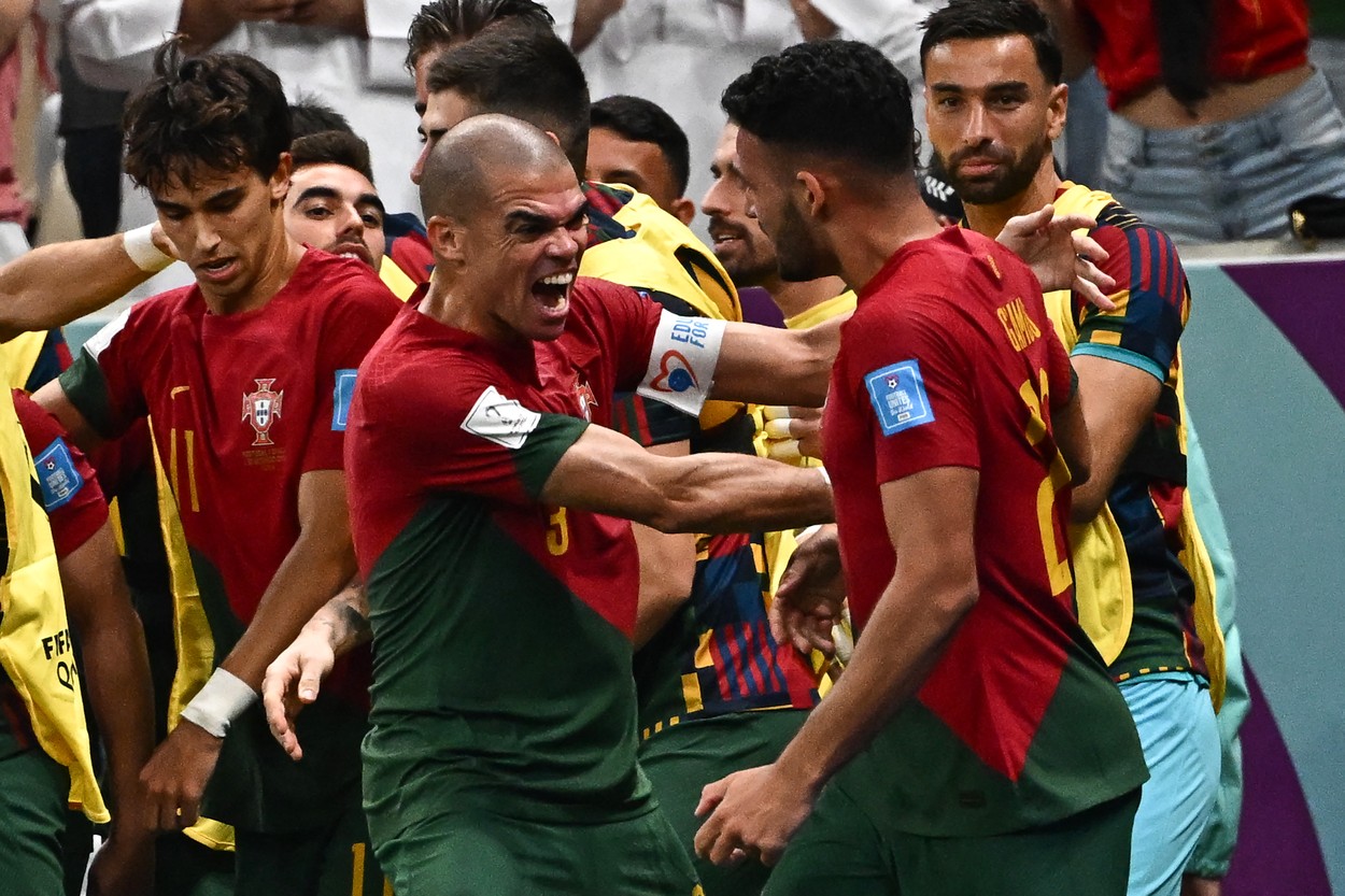 Portugalia – Elveția 6-1, în optimile de finală ale Campionatului Mondial. Lusitanii se califică fără probleme în „sferturile” comeptiției