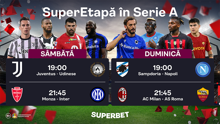 ADVERTORIAL | SuperEtapă în Serie A: Lupta pentru Scudetto s-a redeschis! Vezi oferta completă
