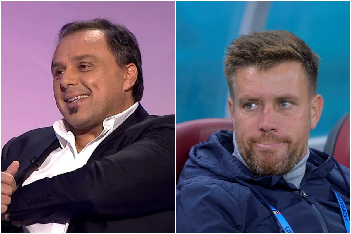 Basarab Panduru e pus pe glume! I-a ironizat discursul lui Mihai Pintilii după FCSB – Farul: „Mă uitam după Puya? Era pe acolo, că nu-l vedeam?”