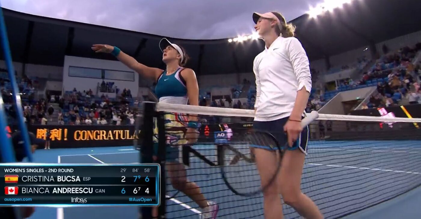 Bianca Andreescu, eliminată la Australian Open de o moldoveancă fără sponsor! Emma Răducanu a părăsit și ea turneul în turul secund | VIDEO