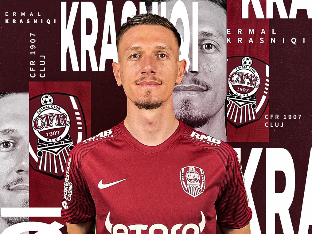 Dan Petrescu a tras cartea câștigătoare! Krasniqi, pariul „Bursucului”, debut cu gol pentru CFR Cluj! L-a învins pe Aioani după o combinație superbă cu Yeboah | VIDEO