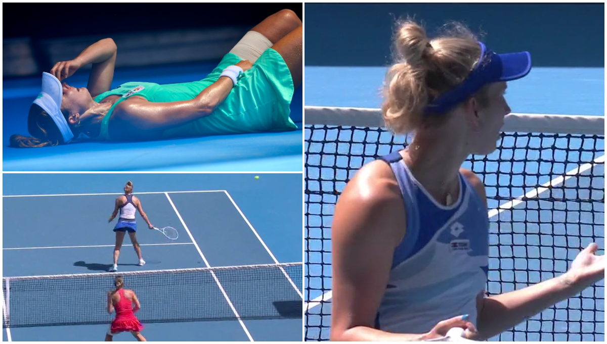 Tensiune incredibilă la Australian Open! Lovită cu mingea în zona intimă, Elise Mertens le-a cerut socoteală Gabrielei Ruse și Martei Kostyuk | FOTO & VIDEO