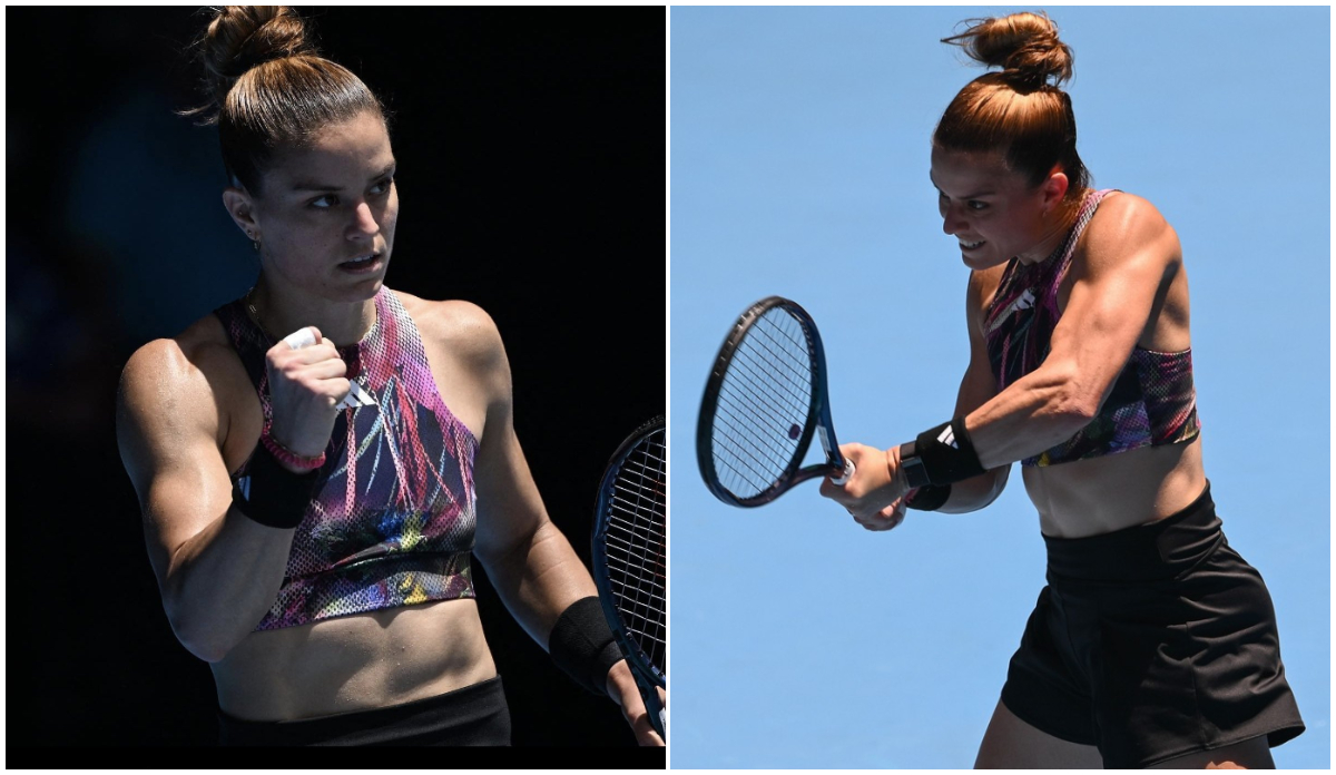 Ce s-a întâmplat la Australian Open când Maria Sakkari a apărut cu abdomenul la vedere! Reacție savuroasă a unei adversare: „Mă duc la sală!” FOTO