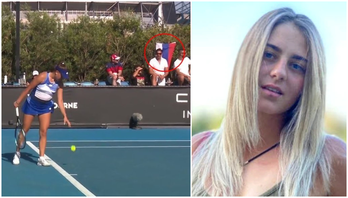 Scandal de amploare după ce un steag al Rusiei a fost afișat în tribune la Australian Open, în timp ce pe teren era o ucraineancă! Marta Kostyuk a luat foc: „Groaznic!” FOTO