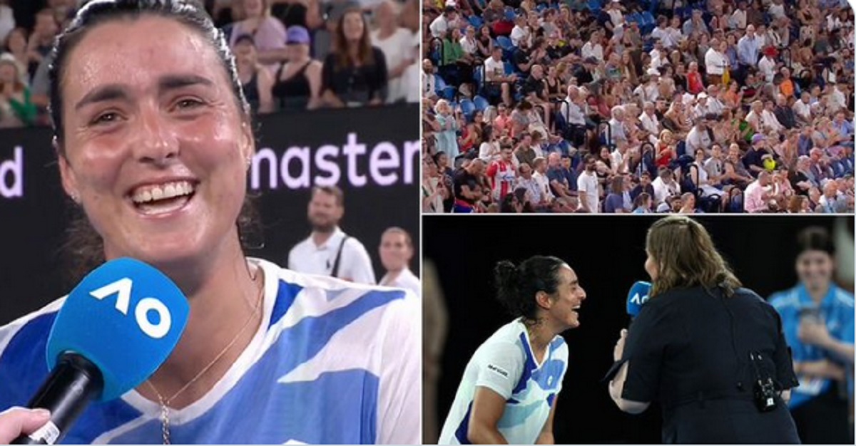 „La noapte îl pun la treabă pe soțul meu!” A doua favorită de la Australian Open a surprins asistența după meciul dramatic din primul tur | VIDEO