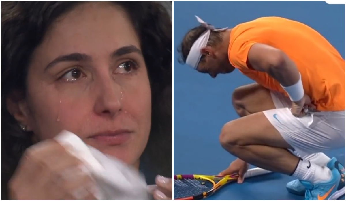 Rafael Nadal, OUT de la Australian Open în turul 2! Imagini incredibile: soția spaniolului n-a mai suportat și a izbucnit în plâns | VIDEO