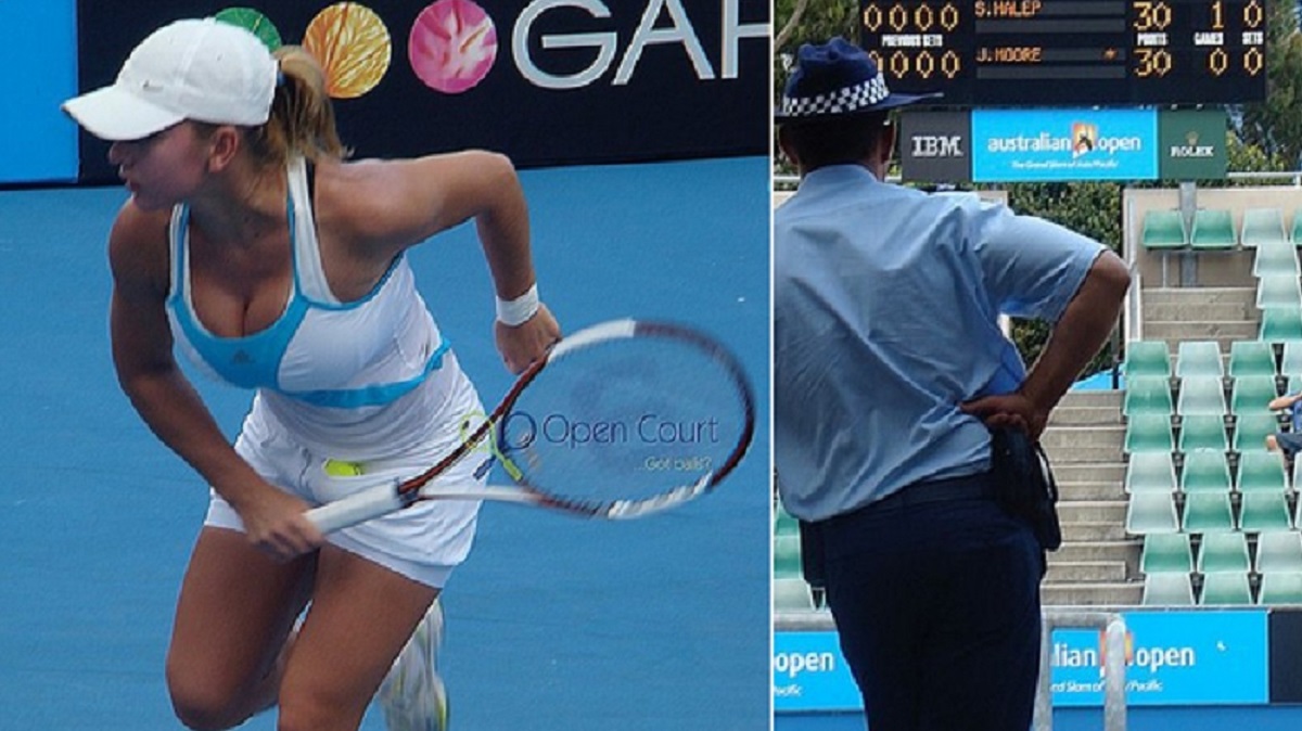 Episod picant cu Simona Halep: „Era voluptoasă, iar polițiștii se holbau la ea!” Jurnaliștii străini au dezvăluit imagini de dinaintea operației de micșorare a sânilor | FOTO