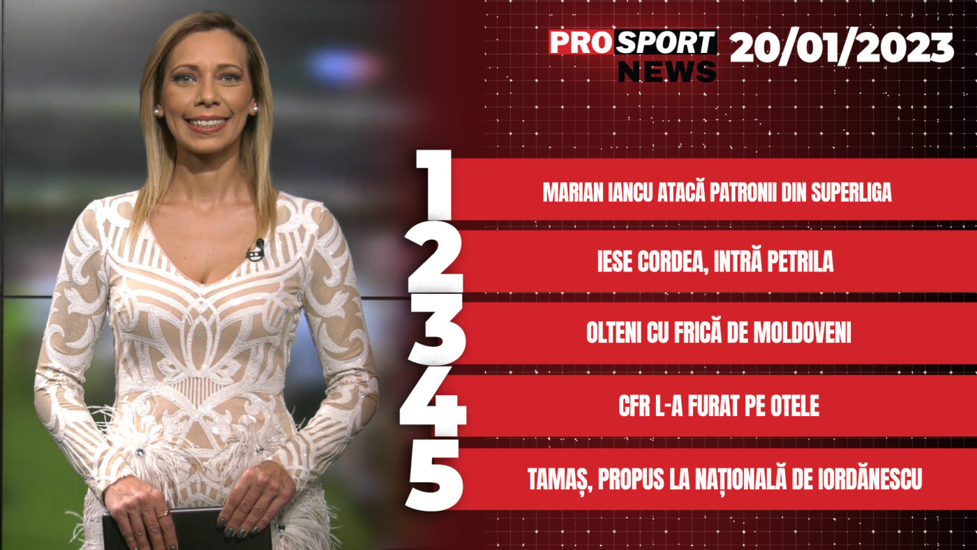 ProSport News | Gabi Tamaș propus la națională de Iordănescu! Ce fotbalist a „furat” CFR Cluj! Cele mai importante știri ale zilei | VIDEO