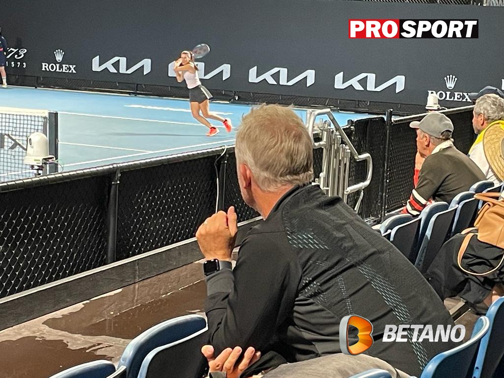 Corespondență Australian Open 2023 | Darren Cahill s-a întors la Sorana Cîrstea! Australianul care a antrenat-o pe Simona Halep a venit la meci | FOTO EXCLUSIV