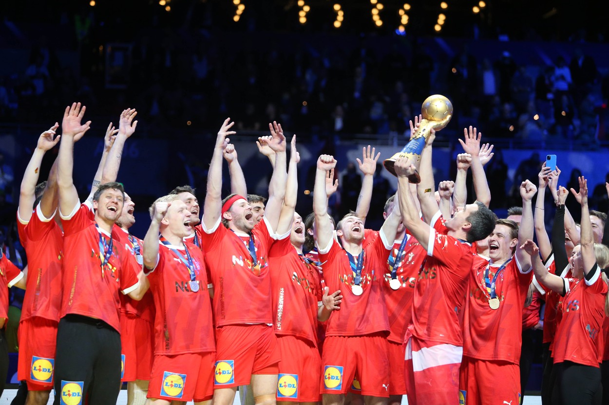 Danemarca a câștigat Campionatul Mondial de handbal! Nordicii au cucerit al treilea titlu consecutiv într-o finală controlată total împotriva Franței