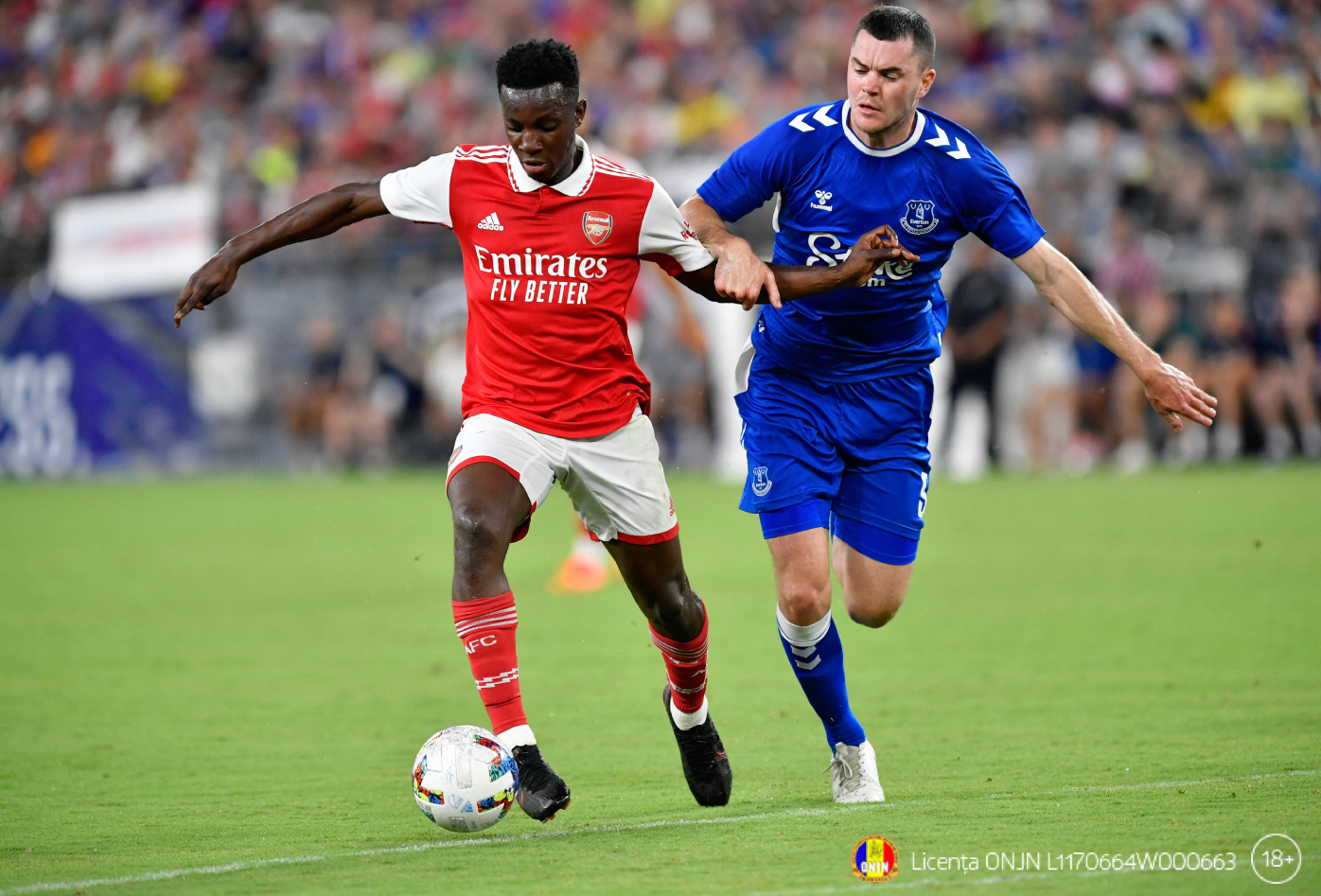 ADVERTORIAL | Arsenal, favorită în duelul cu Everton. Câștig de 8 sau 15 ori mai mare cu BetBuilder, pe Betano