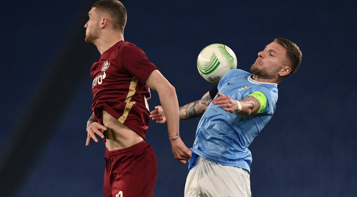 Ciro Immobile, gol spectaculos în Lazio – CFR Cluj! Scuffet n-a avut nicio șansă la voleul italianului | VIDEO