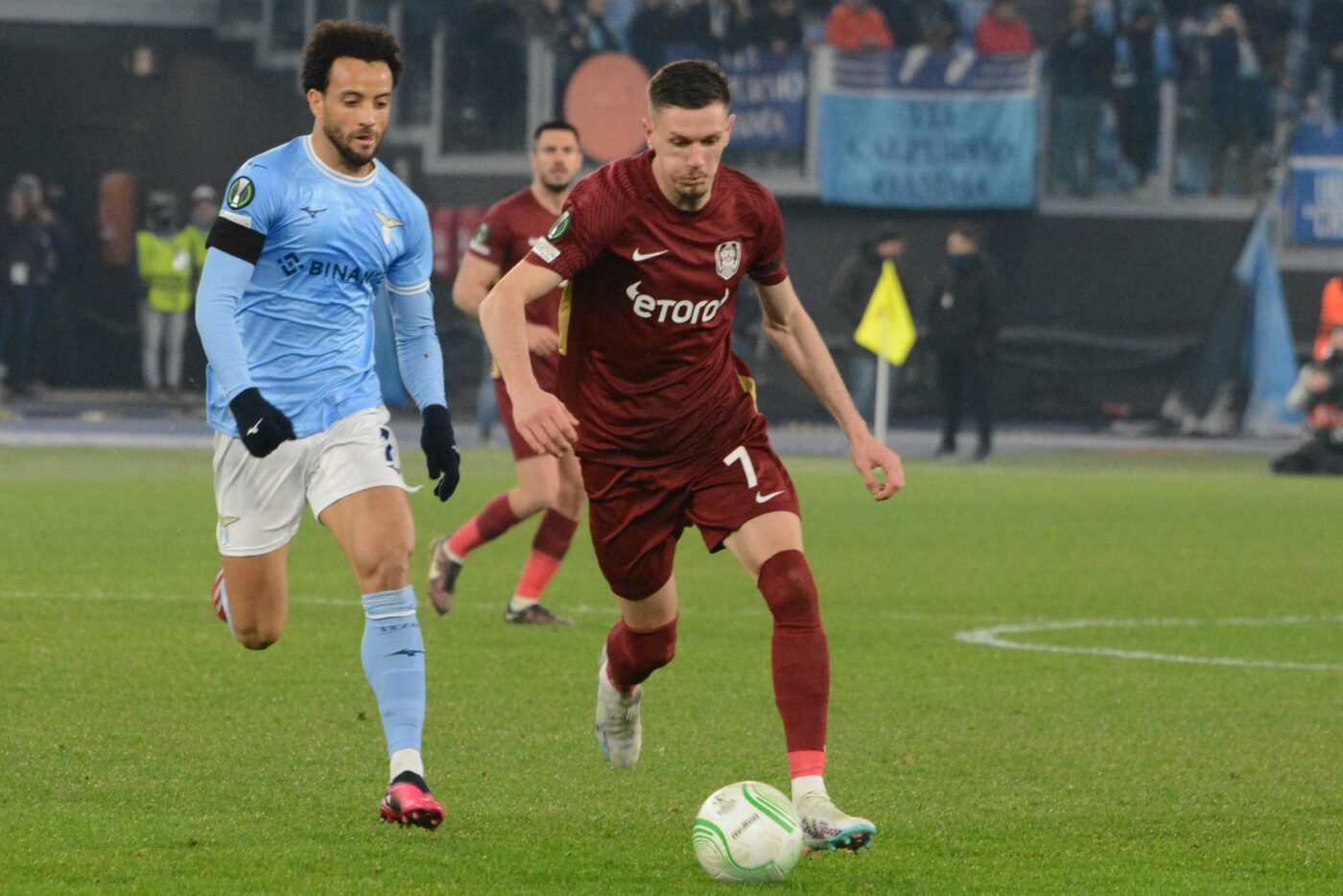 Lazio Roma – CFR Cluj 1-0! Italienii câștigă în 10 oameni! Campioana României, fără șanse pe „Stadio Olimpico”! Când are loc returul play-off-ului Conference League