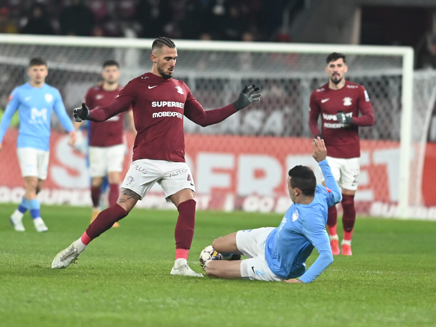 Marko Dugandzic a „confiscat” mingea, după hat-trick-ul din Rapid – FC Voluntari: „Suntem mai aproape de obiectivul nostru”