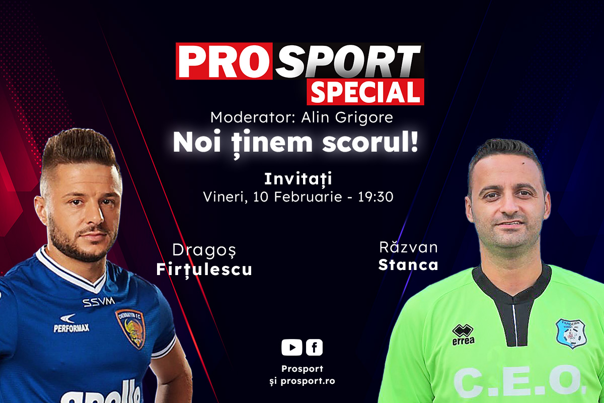 Comentăm împreună la ProSport Special meciul Rapid – FC U Craiova, alături de Răzvan Stanca și Dragoș Firțulescu