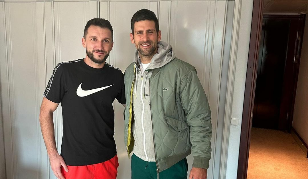 Un fotbalist din Superliga României, întâlnire șoc cu Novak Djokovic la „vraciul” Marijana: „Caterincă omu’. Un moment incredibil pentru mine!”