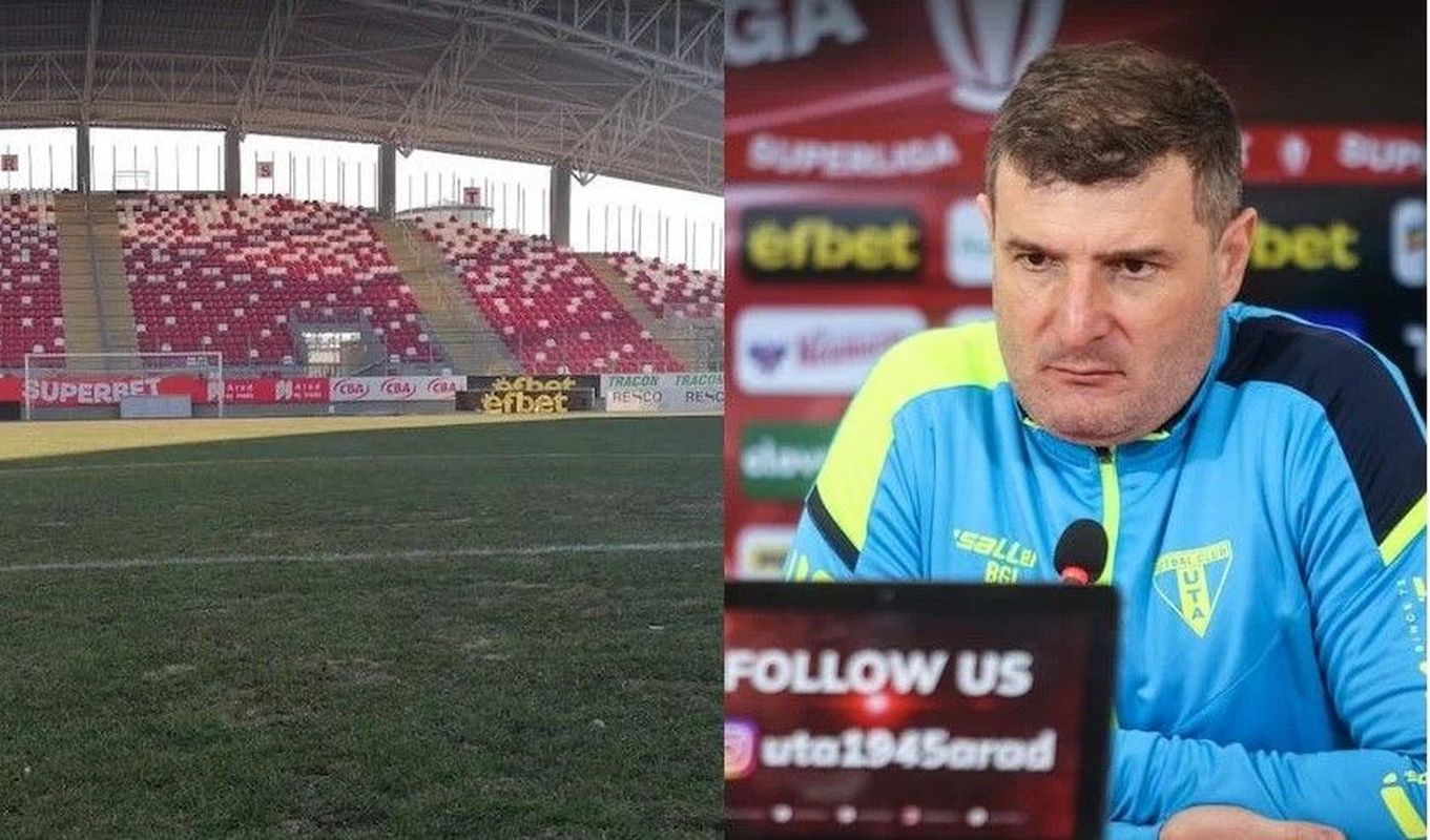UTA nu scapă de gazonul prost de la Arad! „Încep să mă obișnuiesc cu unele lucruri, dar nu aș vrea să fim ipocriți”