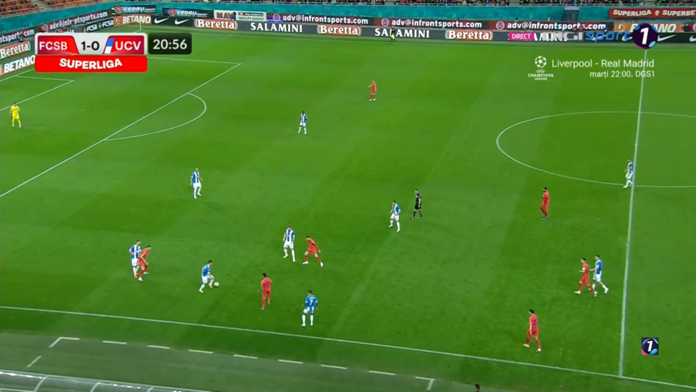 FCSB – Universitatea Craiova 1-0, Live Video Online, în etapa 26 din Superliga. Vicecampioana domină ostilitățile pe Arena Națională