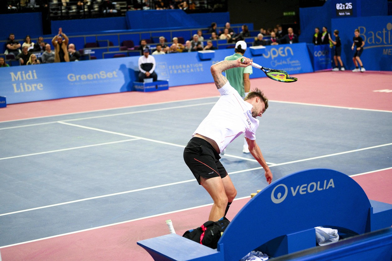 Moment istoric în tenis: Alexander Bublik a rupt, de nervi, trei rachete în doar 30 de secunde! | VIDEO