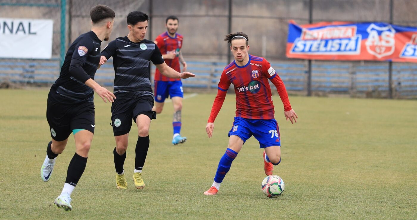 Amical tare între Steaua și Concordia Chiajna, înainte de reluarea Ligii 2. Echipa lui Daniel Oprița a controlat mare parte din meci
