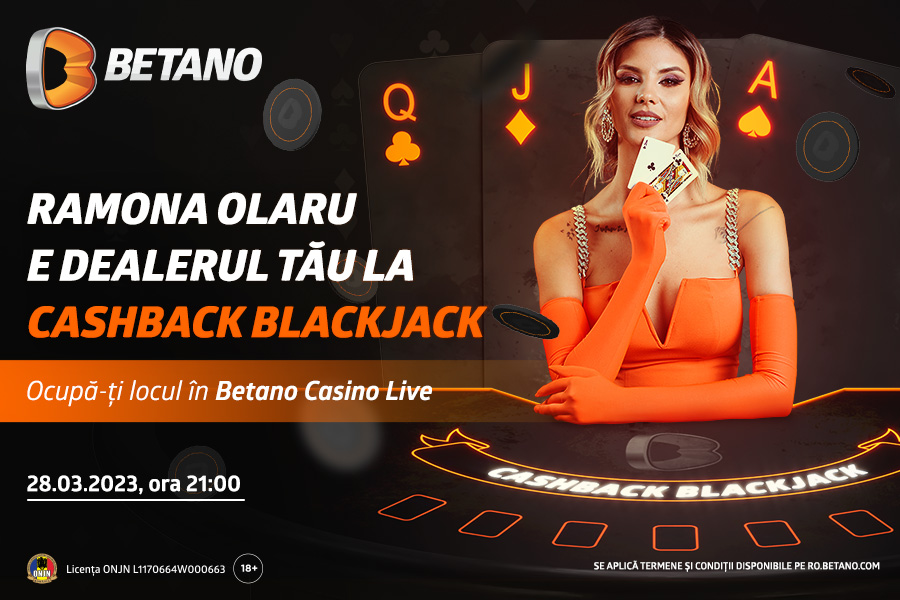 ADVERTORIAL | Ramona Olaru e din nou dealerul tău de distracție și de cadouri în Betano Casino Live!