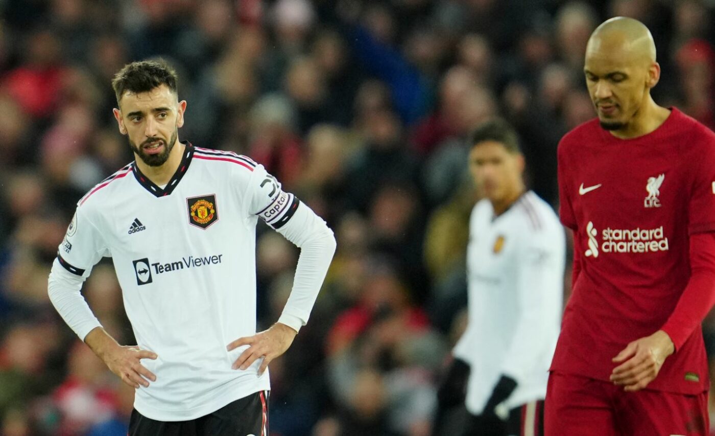 A cerut Bruno Fernandes să fie schimbat în timp ce era umilit în Liverpool – Manchester United 7-0? Imaginile l-au enervat teribil pe Gary Neville: „Stă cu brațele ridicate” | VIDEO