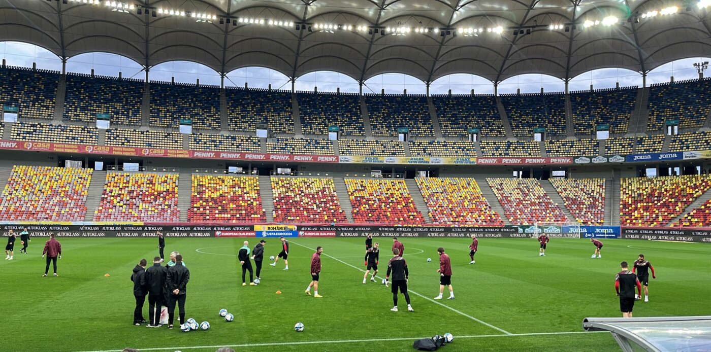 Cum arată gazonul de pe Arena Națională înaintea meciului România – Belarus! „Tricolorii” n-au nicio scuză dacă nu câștigă | VIDEO & FOTO