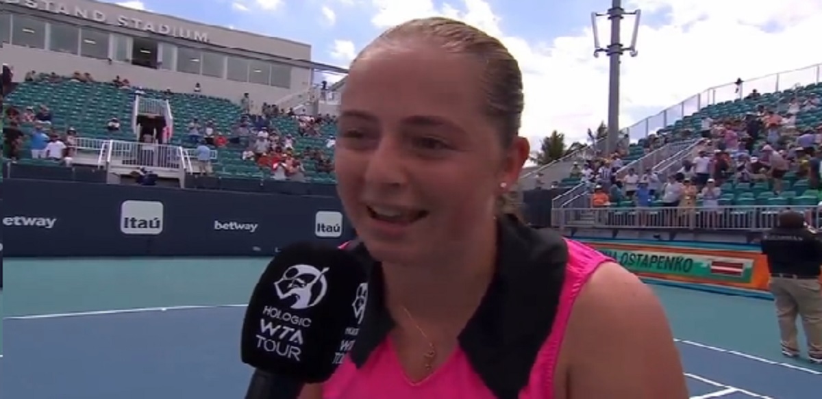 Ce s-a întâmplat la Miami după ce Jelena Ostapenko s-a răfuit cu spectatorii! Reacții neașteptate în lumea tenisului: „Fata asta…” | VIDEO
