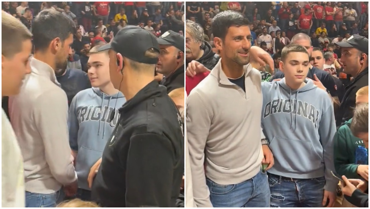 Novak Djokovic și-a pierdut cardul la un meci de baschet! Recompensa oferită de sârb celui care l-a găsit și i l-a înapoiat | VIDEO