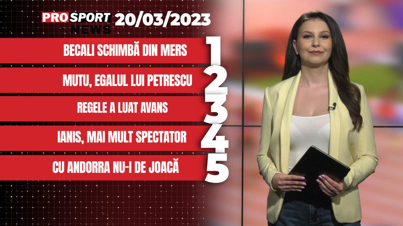 ProSport News | Gigi Becali s-a sucit din nou! Ce tip de antrenor vrea acum la FCSB. Cele mai noi știri din sport | VIDEO