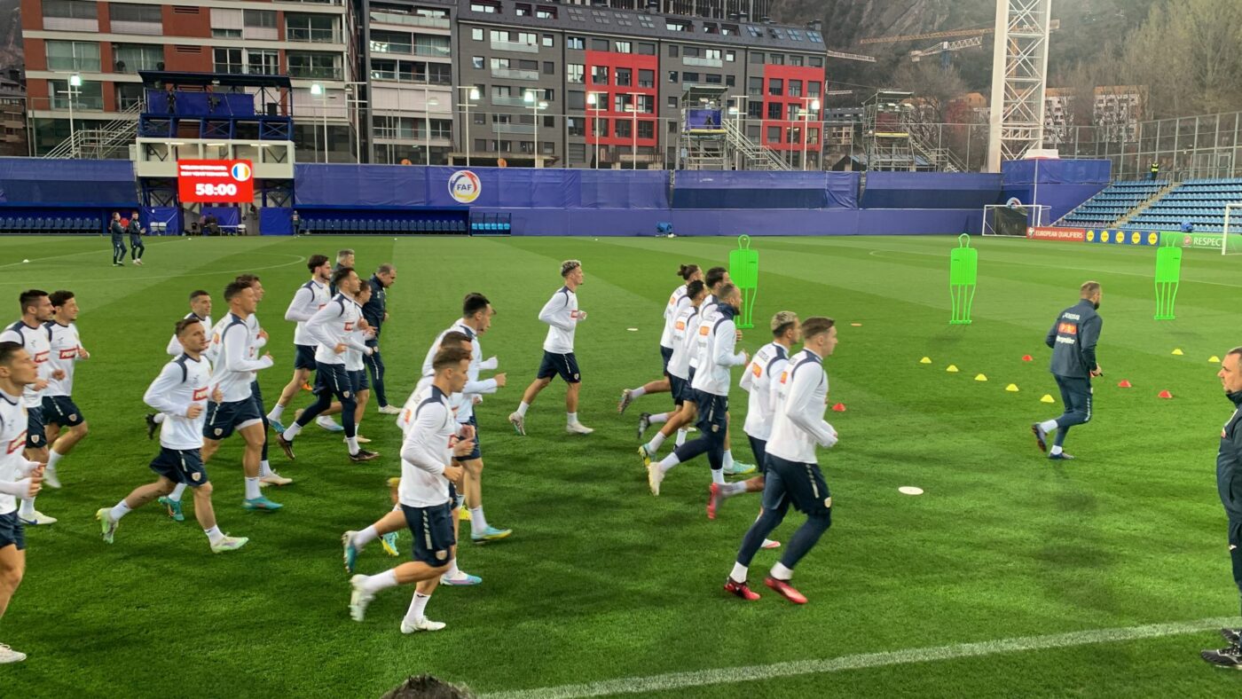 Ultimul test înainte de startul spre EURO: cum s-a defășurat antrenamentul oficial al României din Andorra | VIDEO ȘI FOTO EXCLUSIV